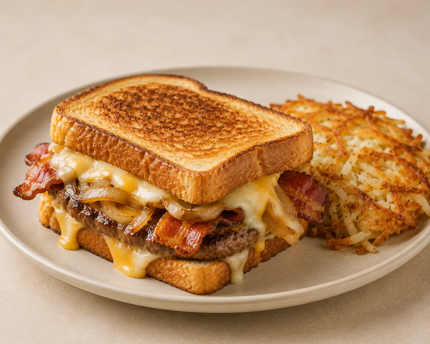Waffle House Menu with Prices 2026 – Complete Price Guide & Calories 55 TEXAS BACON PATTY MELT with